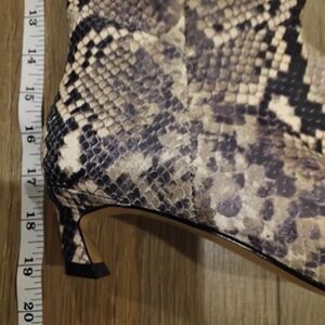 NWOT Snakeskin Pattern Leather Boots 7 Or 8 Firm Price